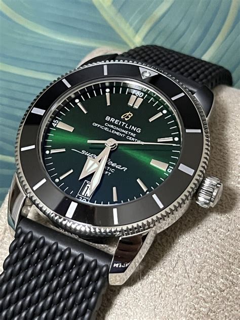 breitling ab2010 green|breitling superocean heritage ii green.